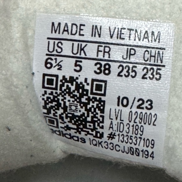 Adidas Gazelle "Ink Lucid Pink" Navy Blue with Pink Suede Sneakers size 6.5 NEW - Picture 15 of 16